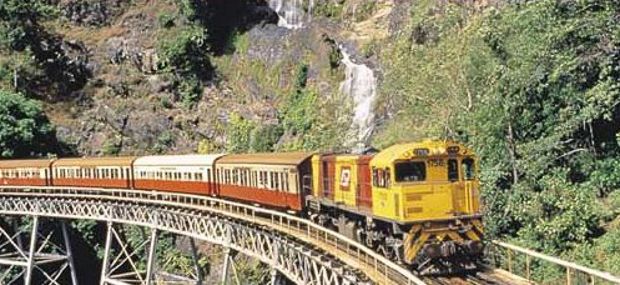 Hotair Kuranda Scenic Railway Train Historic Rail